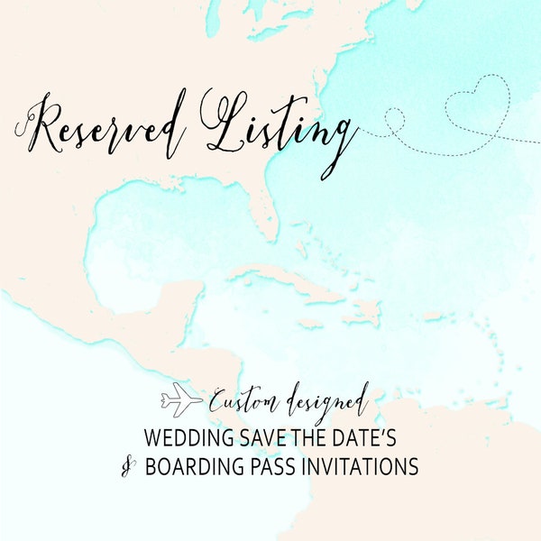 Colombia Boarding Pass Wedding Invitations