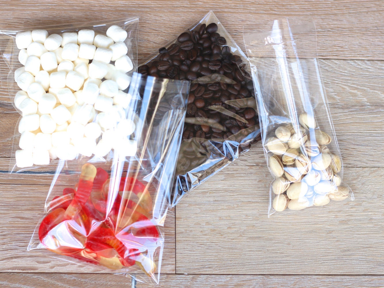 Clear Food Safe Plastic Bags. Food Favor Accessories 20 Bags Etsy Canada