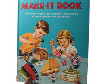 Vintage McCalls Giant Golden Make It Book 1953 Peter Malvern DIY Crafts Western