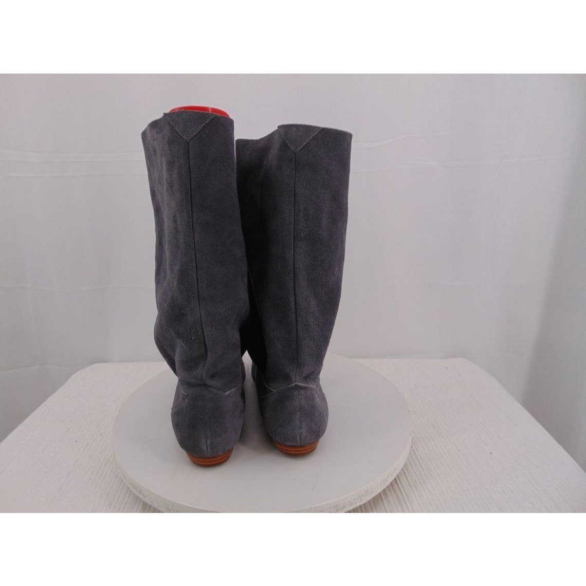 gray slouch boots flat
