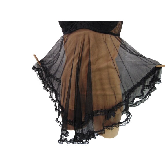 Vintage Y2K Victorias Secret Black Baby Doll Bra 38C … Gem