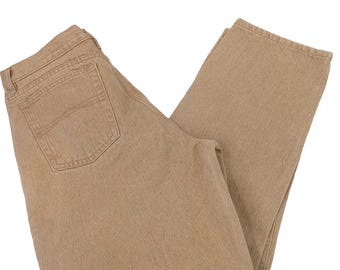 Jeans vintage Bugle Boy 750, pantaloni da uomo in cotone color beige (36x30)