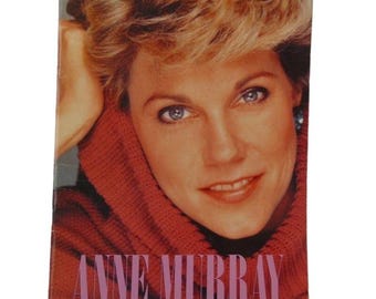 Programma del tour vintage di Anne Murray del 1985, souvenir del concerto, cimelio della musica pop anni '80.