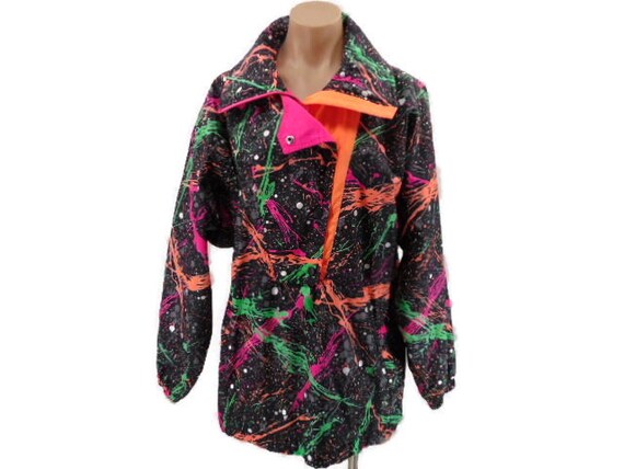 Snuggler Ski Wear Seattle Black Neon 