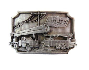 Fibbia per cintura Siskiyou vintage, edizione limitata per l'anniversario del 1987.