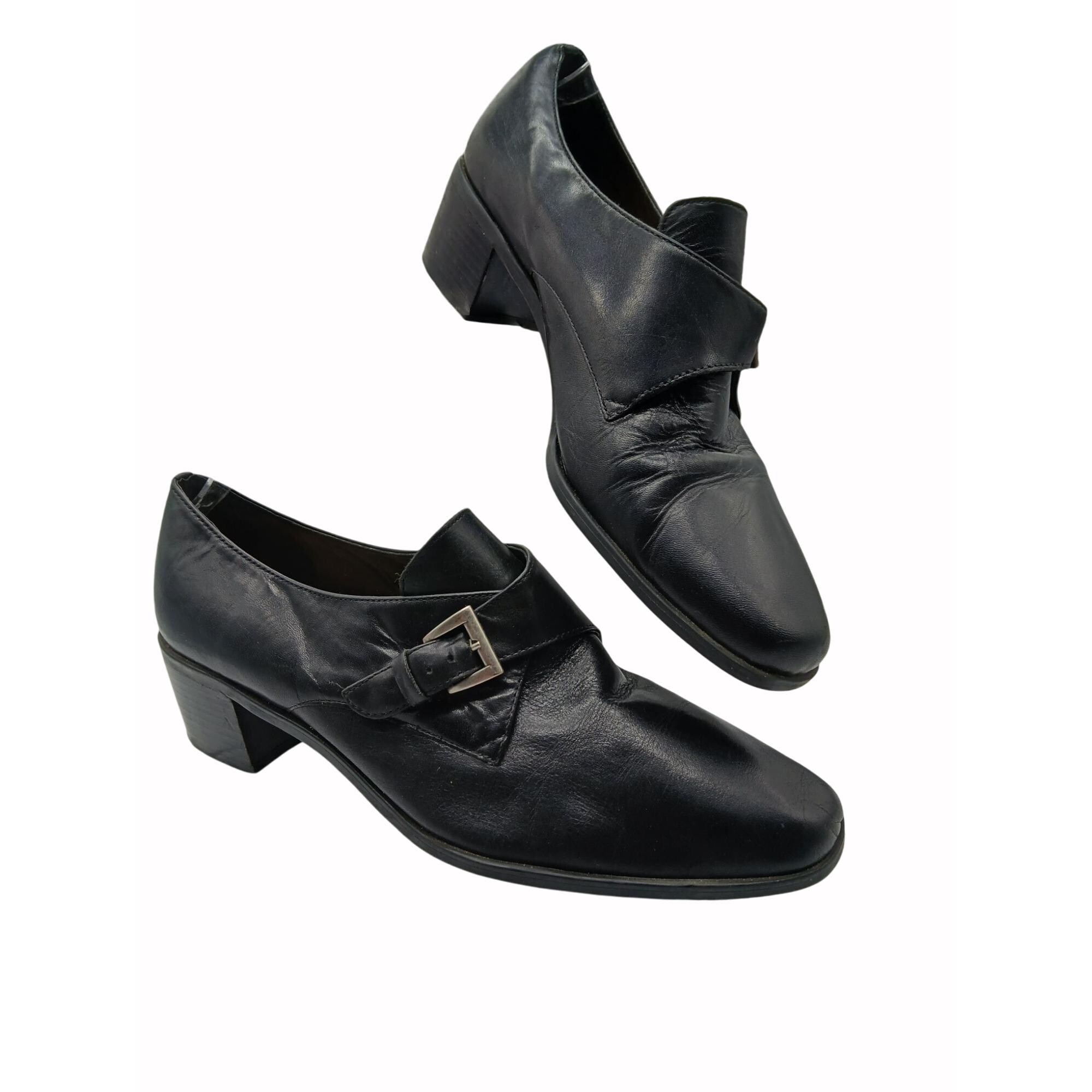*J&M Sz 10.5M Black Leather Monk Strap Plain Toe J.M. Weston Black Single Monk Strap Leather | Mercari main image 2