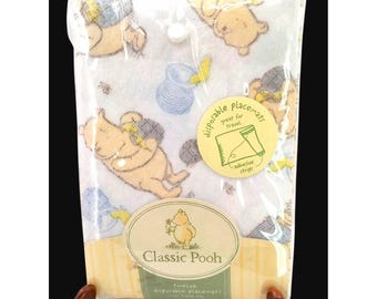 Vintage Winnie Pooh Disposable Placemats 2004 Classic HoneyPot Place Mats Travel