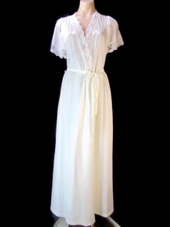 Vintage Henson Kickernick Cream Set Gown Robe S La