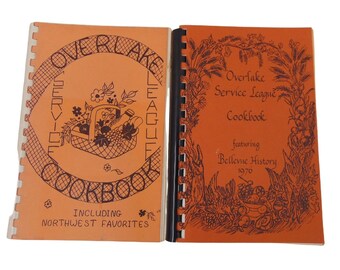 Vintage Overlake Service League Cookbook Bellevue History 1976 Northwest PNW