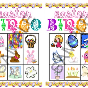 Easter Bingo Game