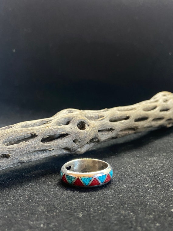 Boots Native American Zuni Sleeping Beauty Turquoise Coral Sterling Silver Earrings Boots Native American Zuni Sleeping Beauty Turquoise Coral Sterling Silver Earrings
