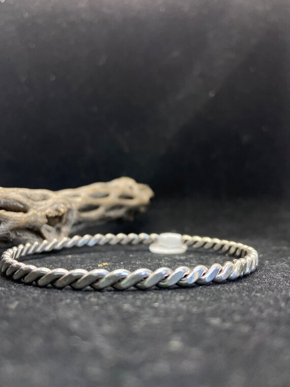 縛*甲様 navajo silver 925 bangle bracelet \" Vintage Huge Sterling Silver Navajo Stamped Bangle Cuff 81