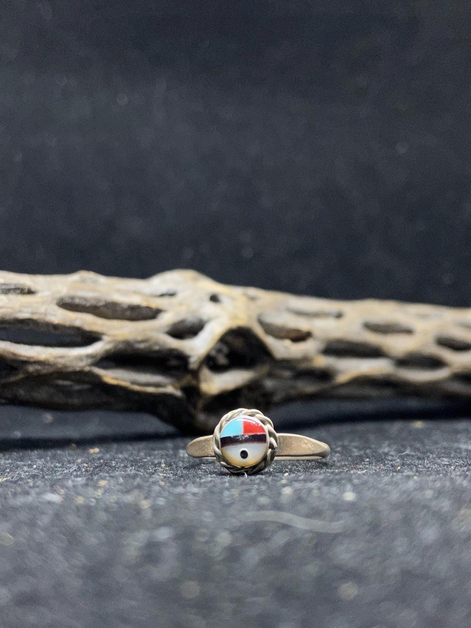 Zuni Sunface Ring - Etsy