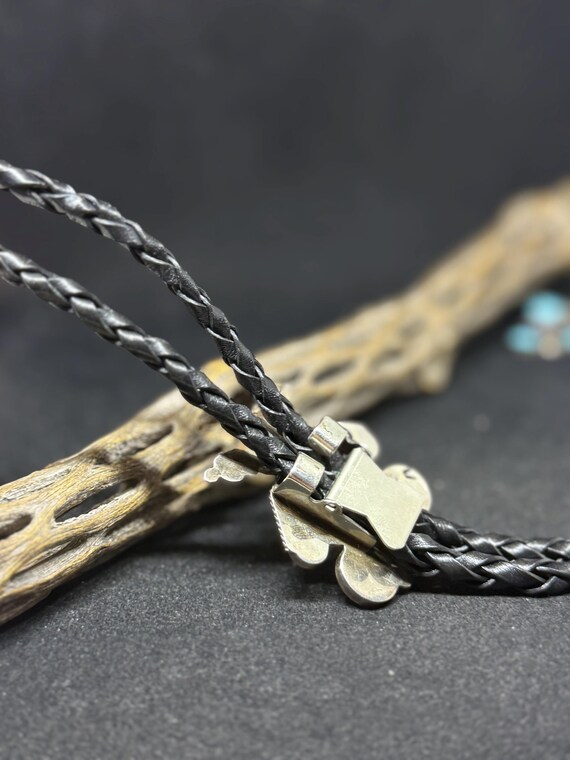 handmade Native American Zuni inlay multicolor / … - image 4