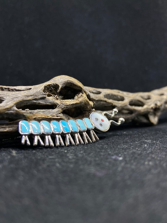 Harley Paquin Vintage Native American Zuni Jet Sterling Silver Bear Bolo Harley Paquin Harley Paquin Vintage Native American Zuni Jet Sterling Silver Bear Bolo Harley Paquin