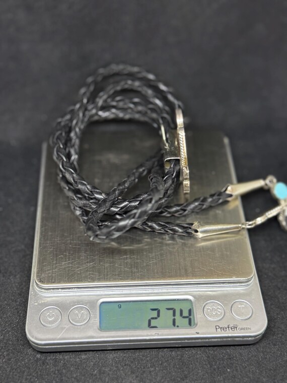 handmade Native American Zuni inlay multicolor / … - image 10