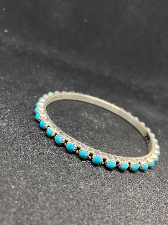 Handmade Native American Navajo Sleeping Beauty Turquoise Sterling