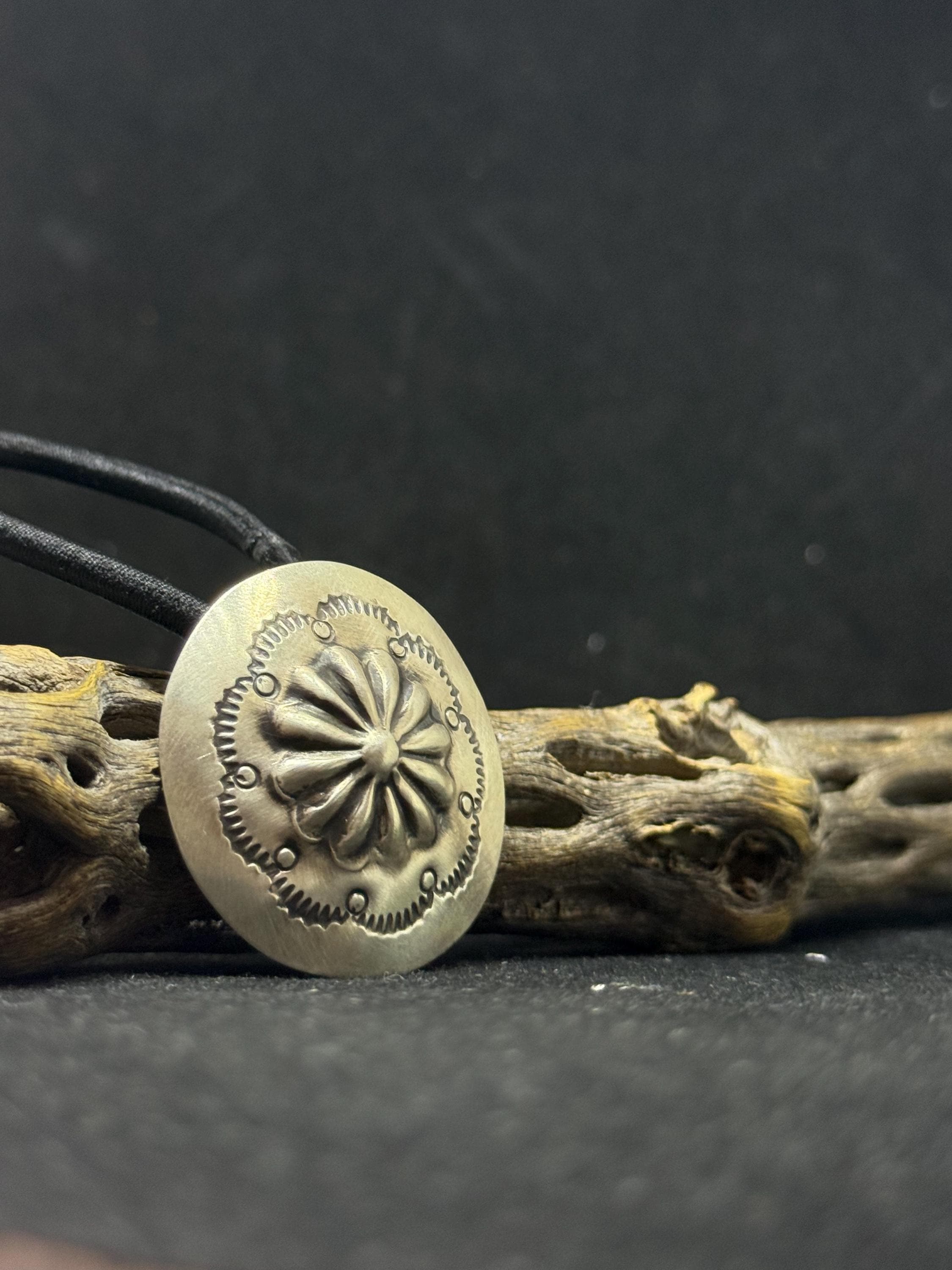 Handmade Native American Navajo Plain Sterling Silver Hair