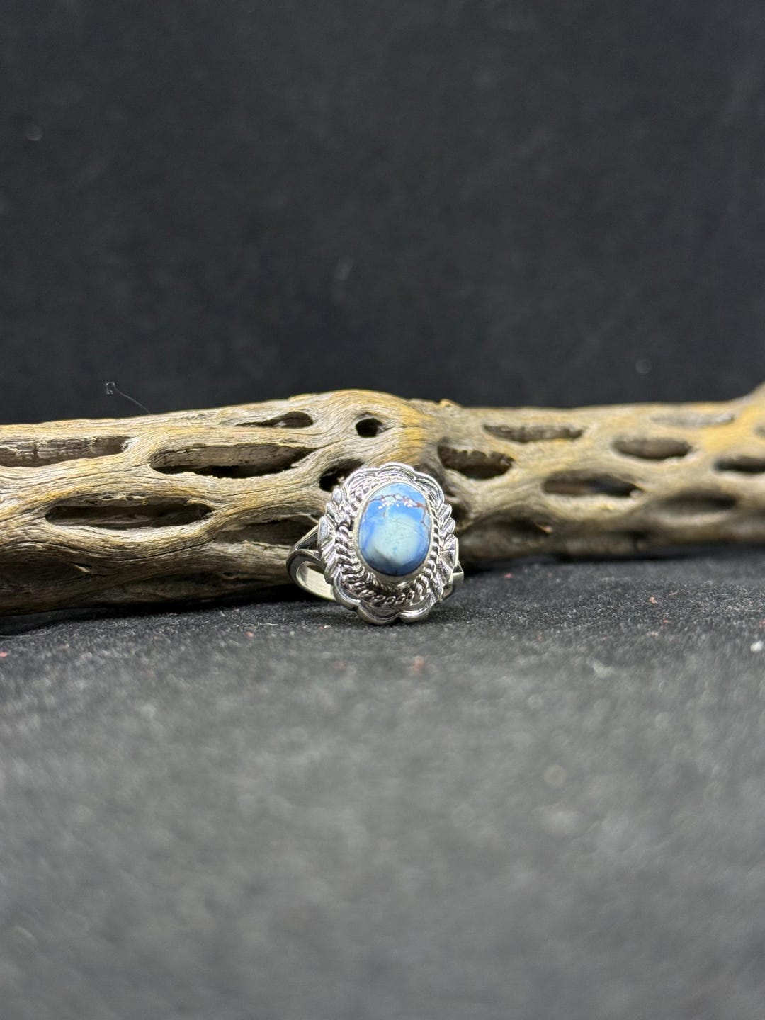 Handmade Native American Navajo Golden Hill Turquoise Sterling Silver ...