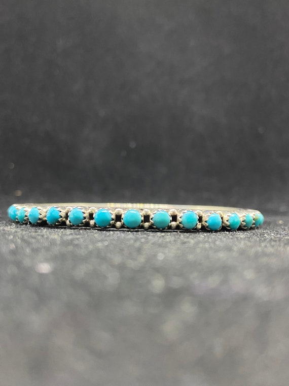 Handmade Native American Navajo Sleeping Beauty Turquoise Sterling