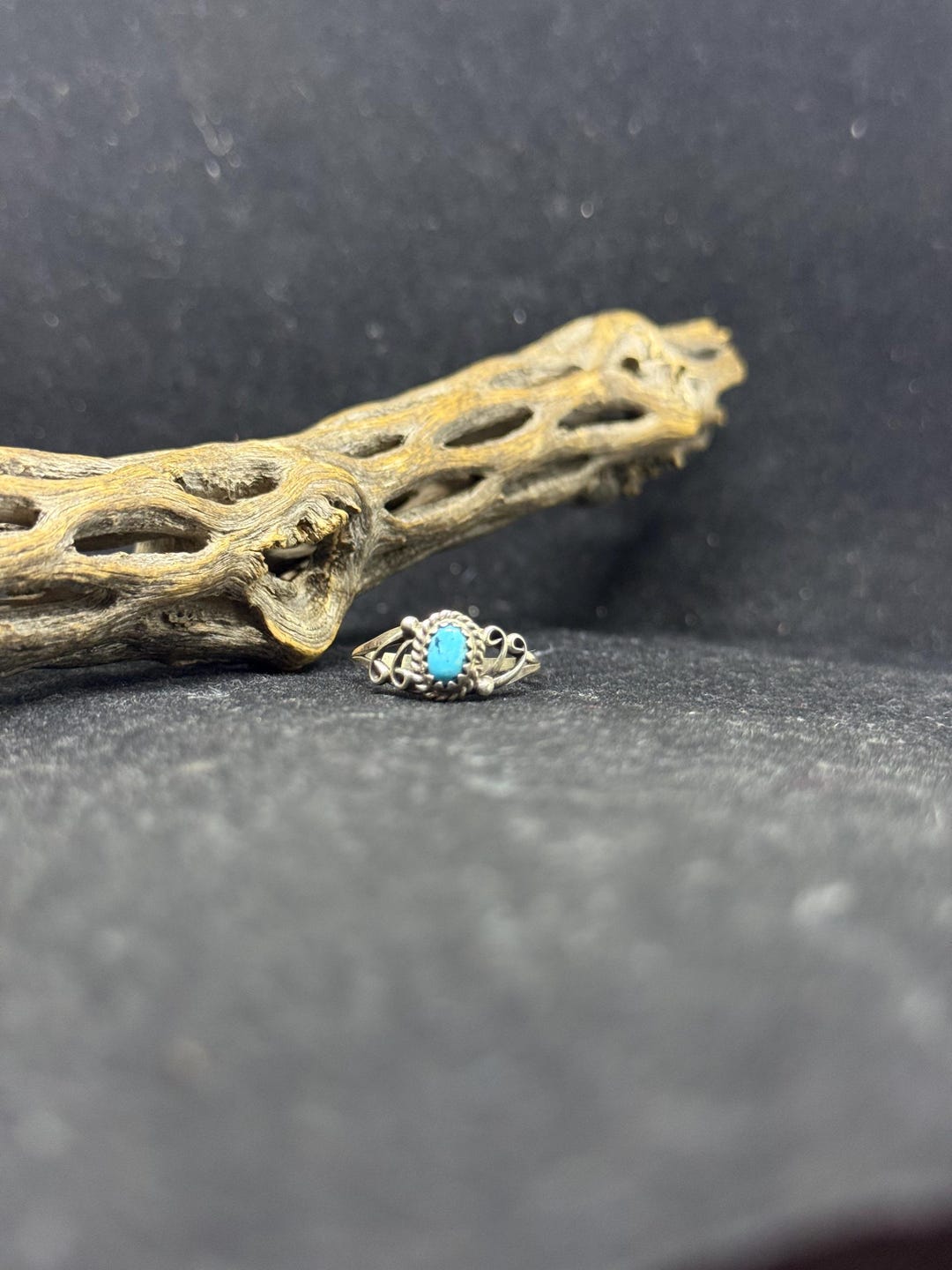 Handmade Native American Navajo Kingman Turquoise Sterling Silver Ring ...