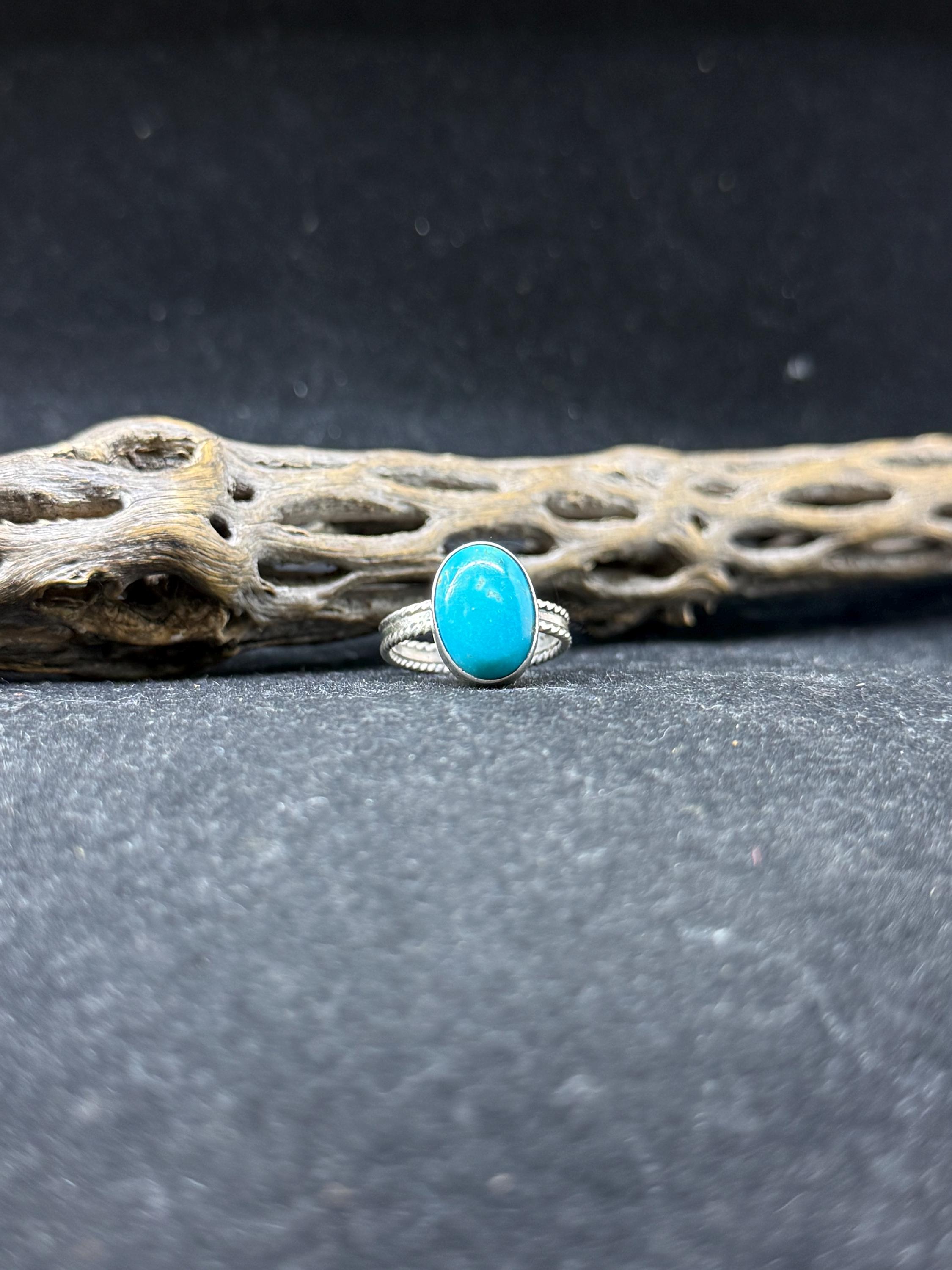 Turquoise Ring Natural Sleeping Beauty Turquoise Sleeping Beauty