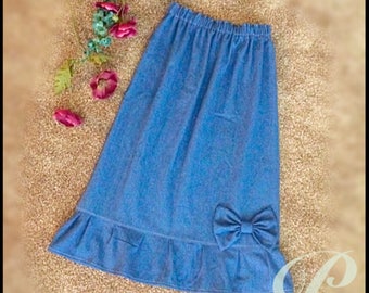 MODEST DENIM SKIRTS Denim Skirts For Girls Long Jean Skirt Apostolic Clothing Cute Jean Skirts