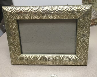 Thick gold picture frame