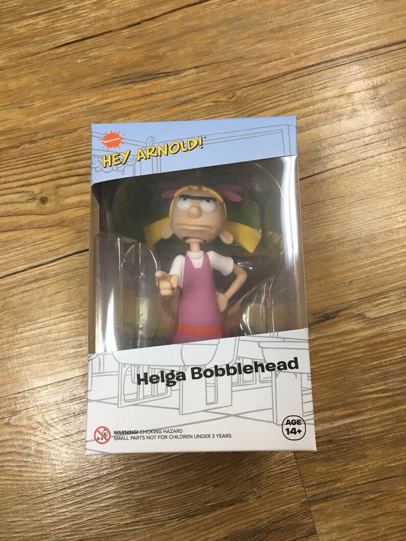 90s cartoons Hey Arnold Hey Arnold Statue Helga Bobblehead 90s Nick