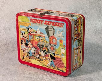 Vintage 70s Disney Express Lunchbox and Thermos Set - Etsy