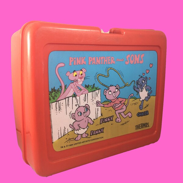Pink Panther Lunch Box Etsy