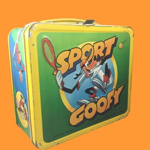 1983 Sport Goofy metal lunchbox