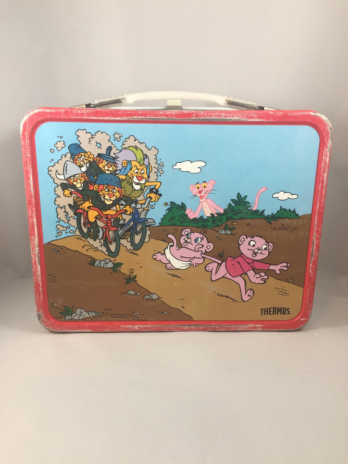 1984 Pink Panther and Sons Lunch Box Etsy