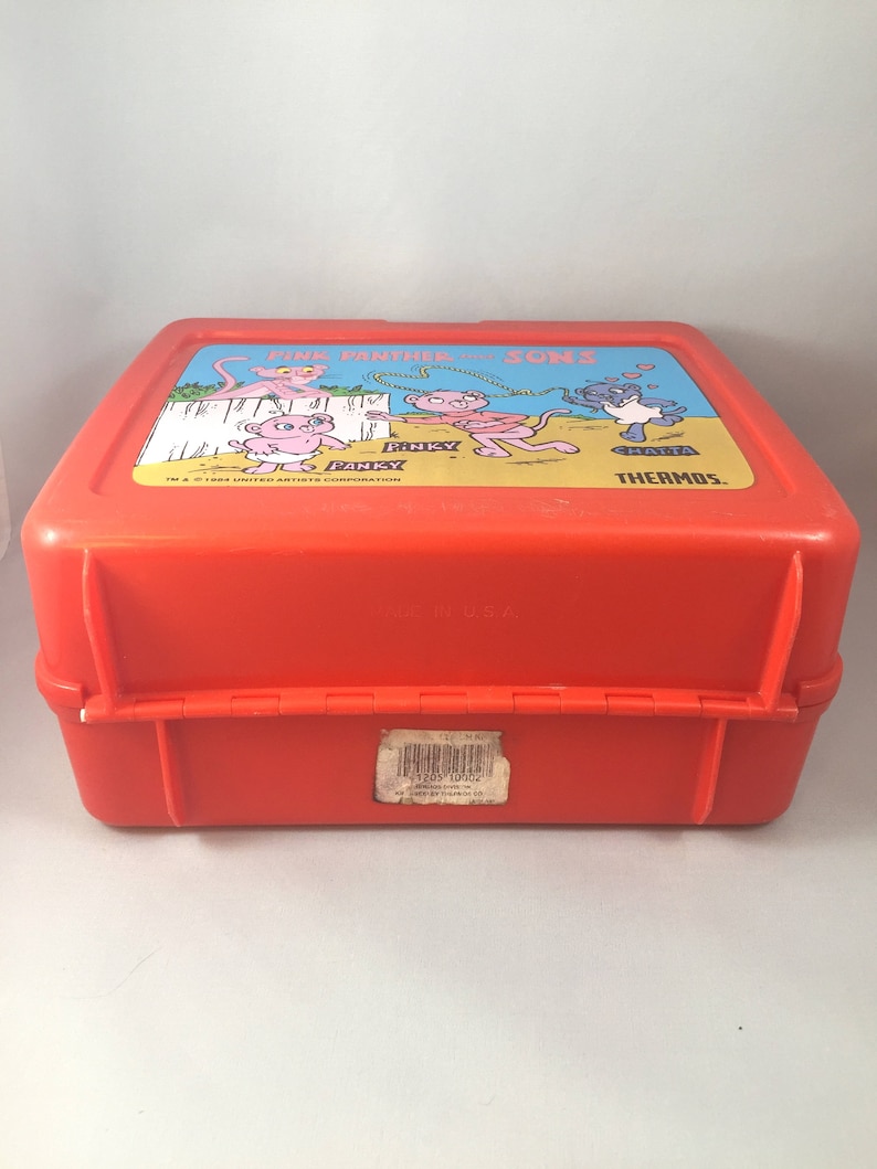 1984 Pink Panther and Sons Lunch Box Etsy