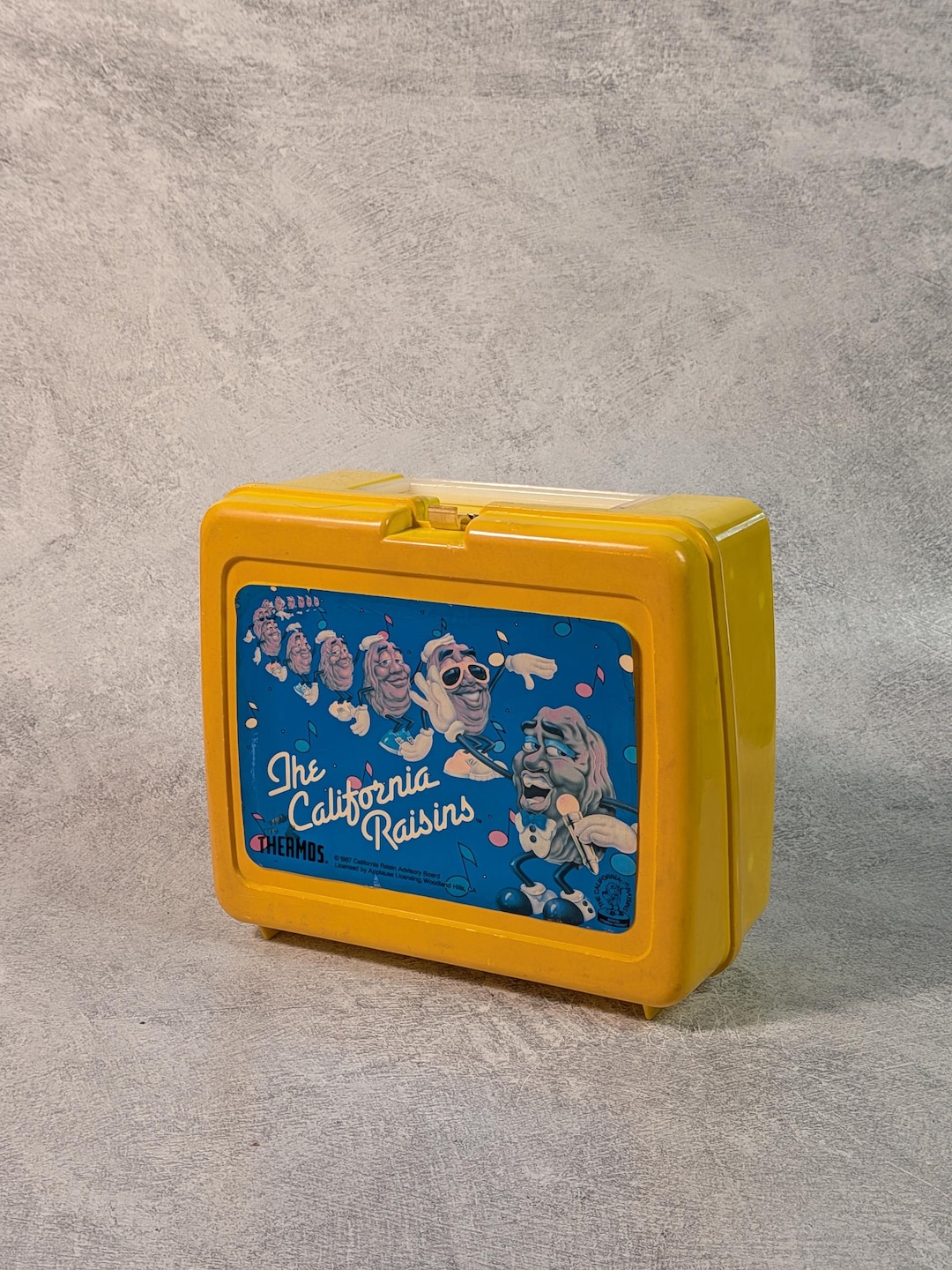 希少 80s カリフォルニアレーズン THERMOS社 USA製 ランチボックス 1987 California Raisins Vintage Plastic Lunchbox - Etsy