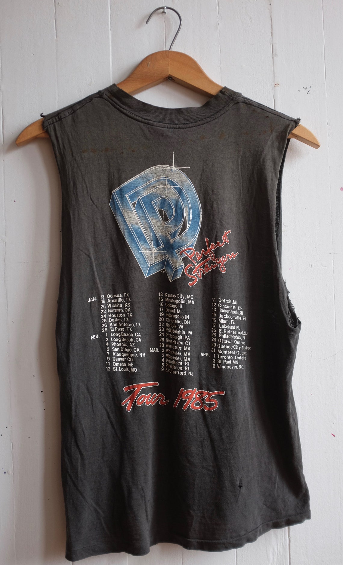 deep purple perfect strangers t shirt