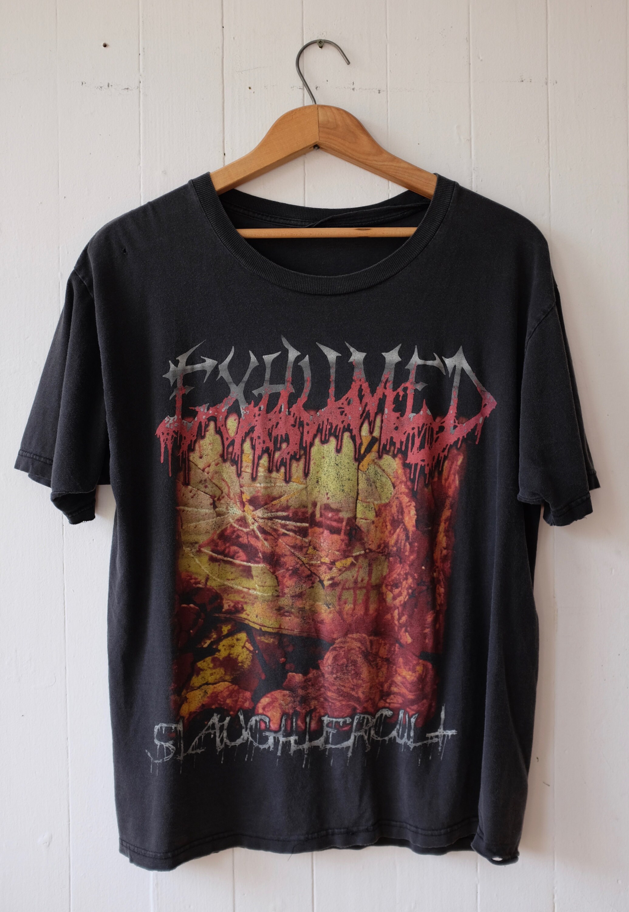 EXHUMED 2000年ツアーTシャツ Exhumed Slaughtercult - One Nation Under Gore Tour T-shirt