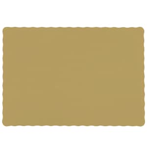 Kraft Paper Placemats with Scalloped Edge, 10" x 14" (Pack of 50)