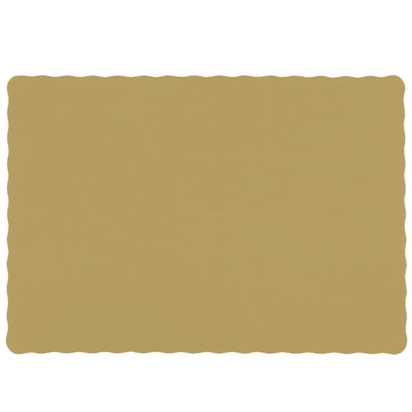Kraft Paper Placemats with Scalloped Edge, 10" x 14" (Pack of 50)