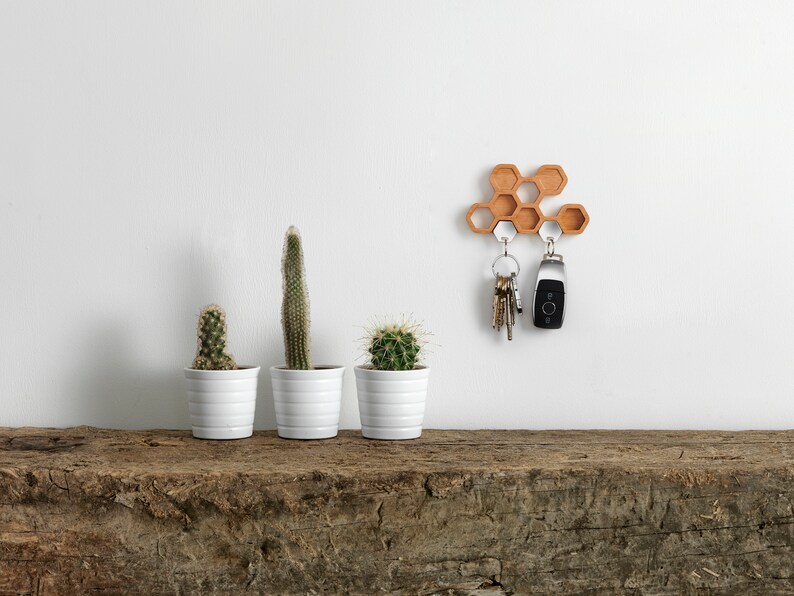 Key Holder 2x Keyrings Etsy