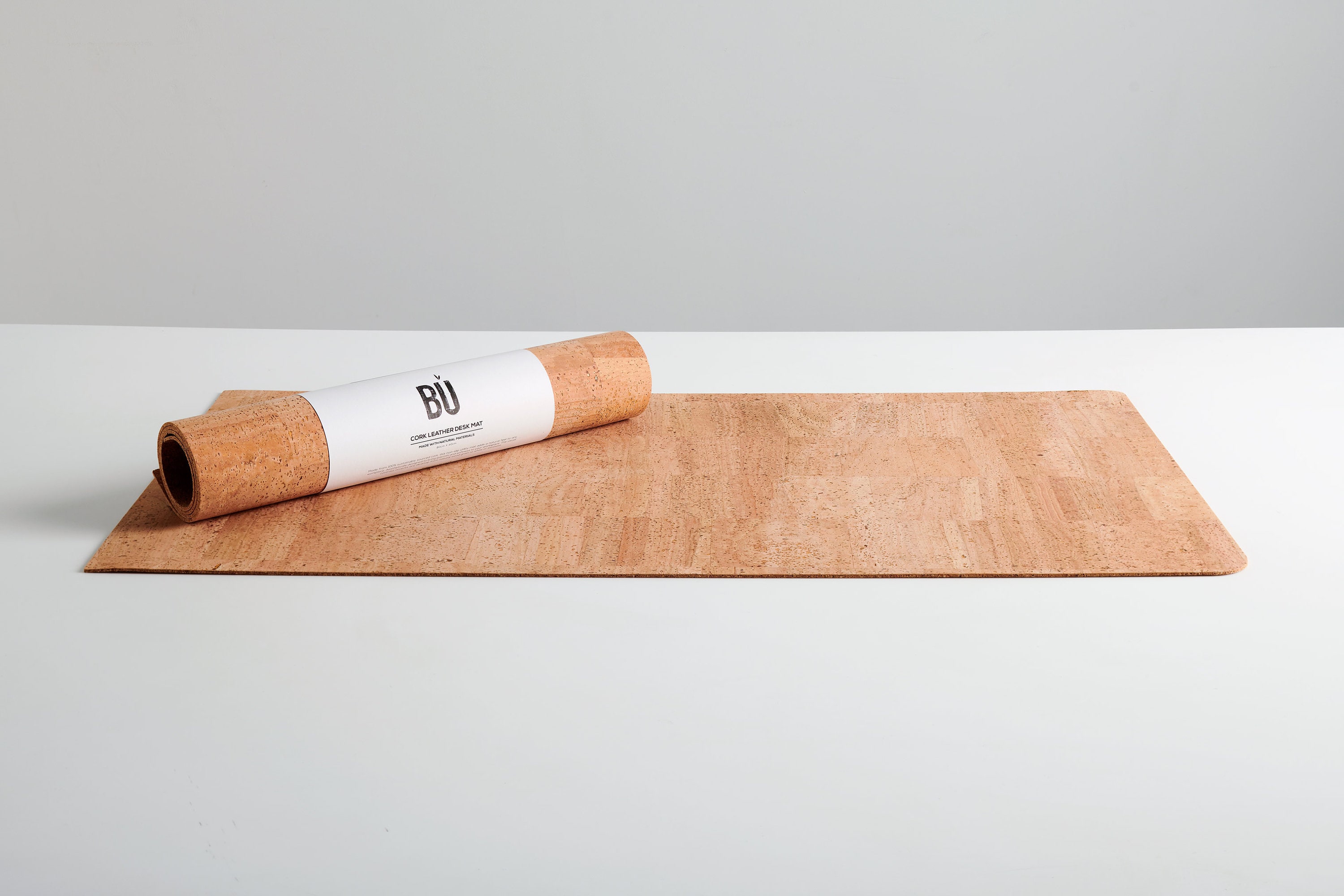 Corkor Cork Desk Mat | Vegan Pad & Blotter Non-Leather | Handmade Portugal - Brown