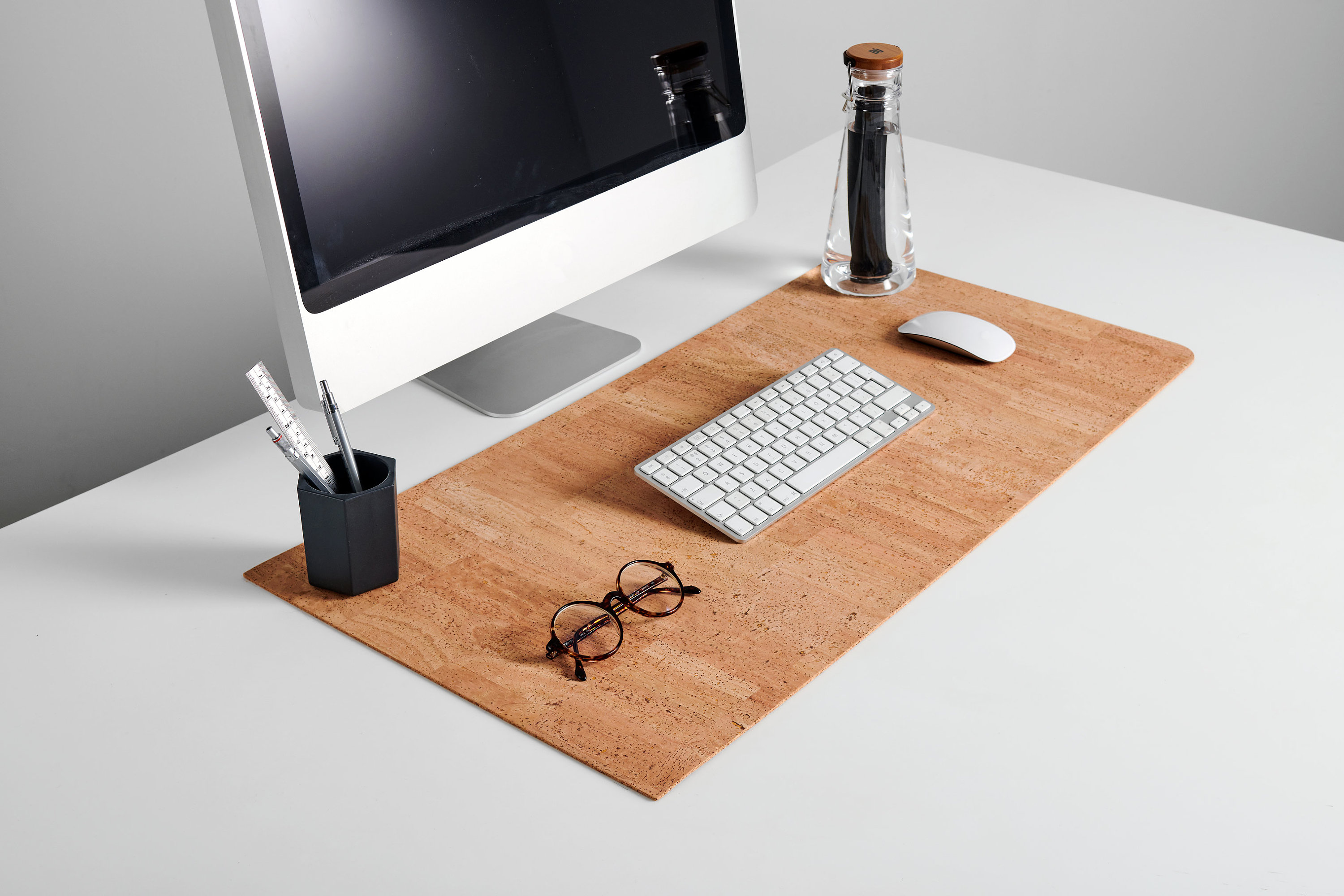 Leather Mat with Cork Base – Nordik By Design