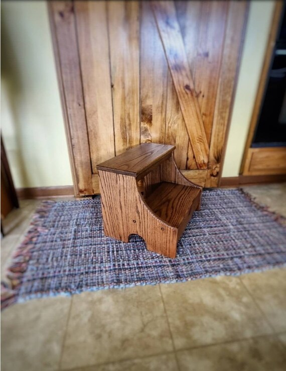 Adult Step Stool Kitchen Step Stool Wooden Step Stool Etsy