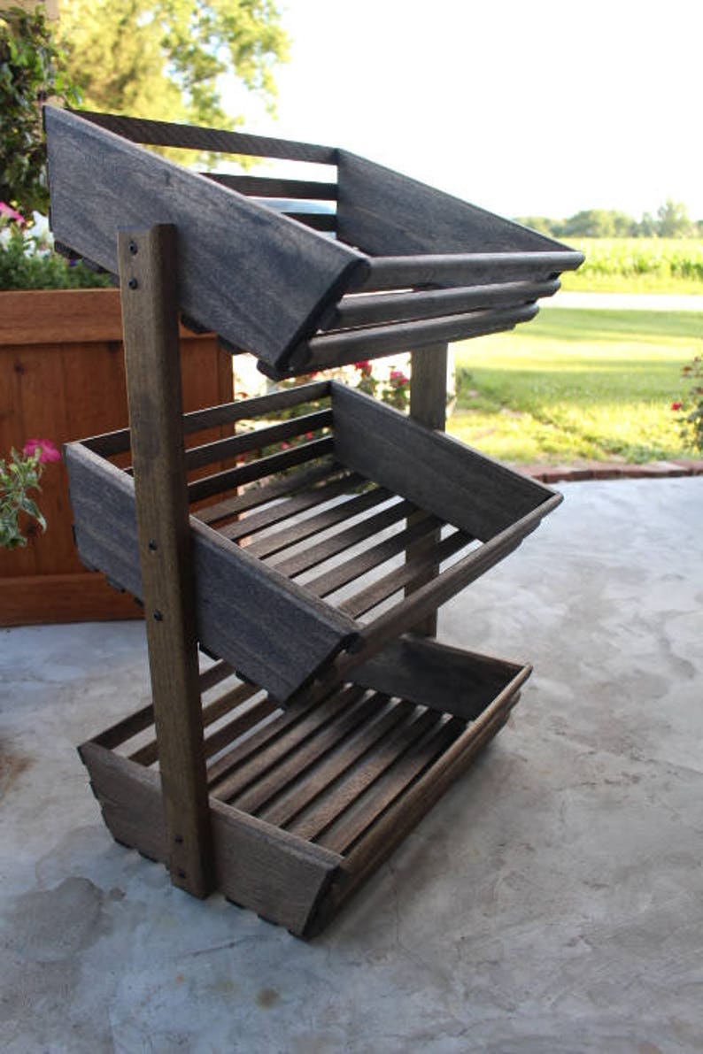 Tilted Storage Basket Food Storage Vegetable Storage Fruit Etsy