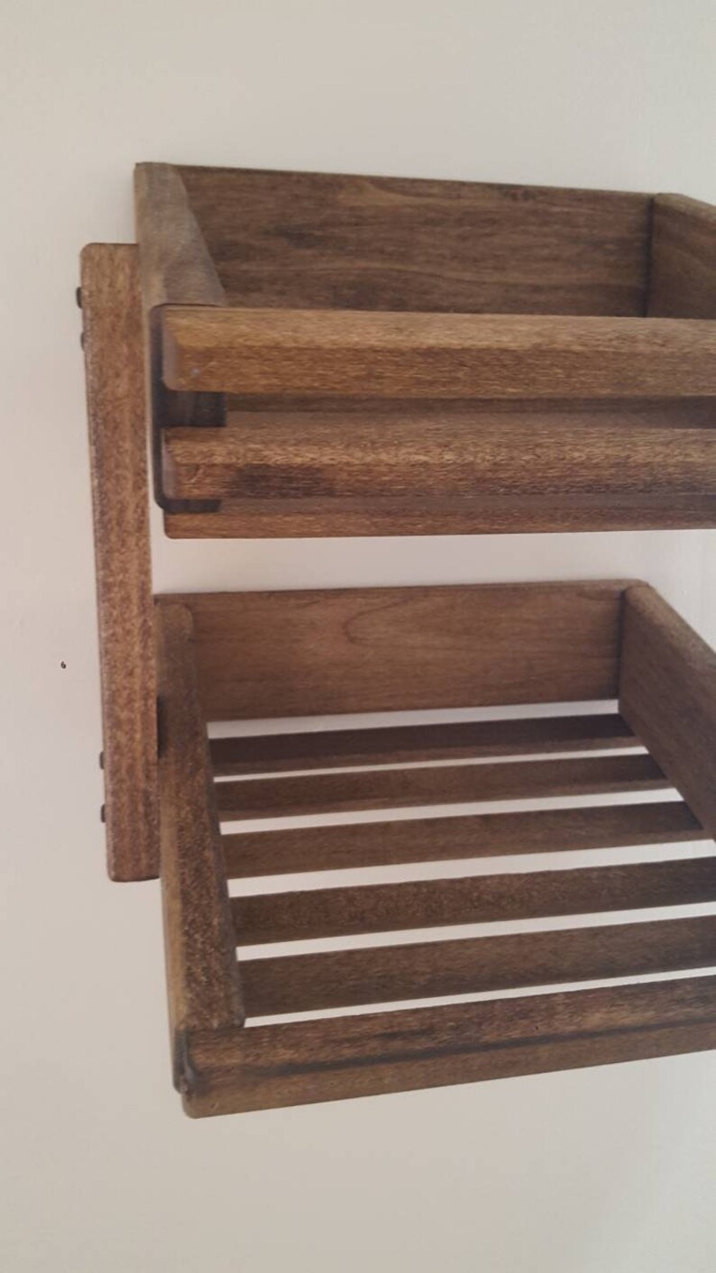 Kitchen Wall Storage Wall Fruit Basket Etsy