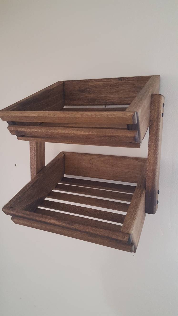 Kitchen Wall Storage Wall Fruit Basket Etsy