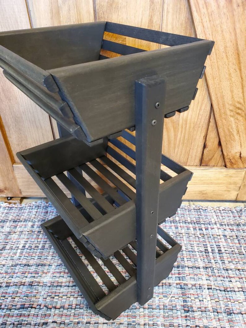 3 Tiered Fruit Basket Stand Vegetable Storage Kitchen Etsy