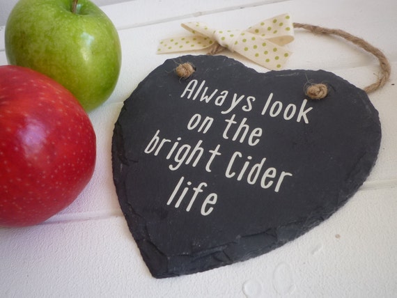 Cider Gift Cider Lover Gift always Look on the Bright | Etsy UK