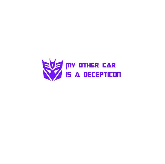 Decepticon Vinyl Decal Transformers | Etsy