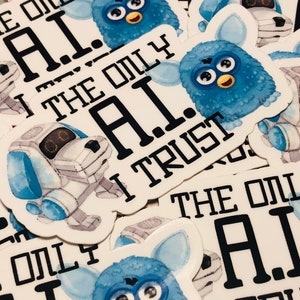 Millennial Sticker - READY TO SHIP. 90s Nostalgia Sticker. Funny Vinyl Sticker.